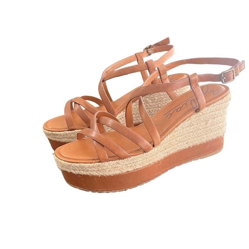 ZODIAC Womens Yolanda Cognac Espadrilles Size 9.5‎